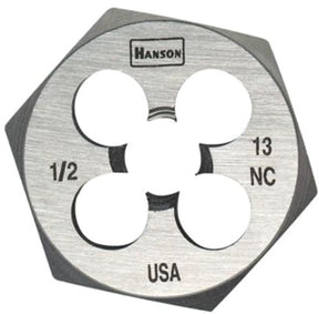 Irwin Hanson 6848 Fractional Die, 9/16-12 Thread, NC Thread, Right Hand Thread, HCS