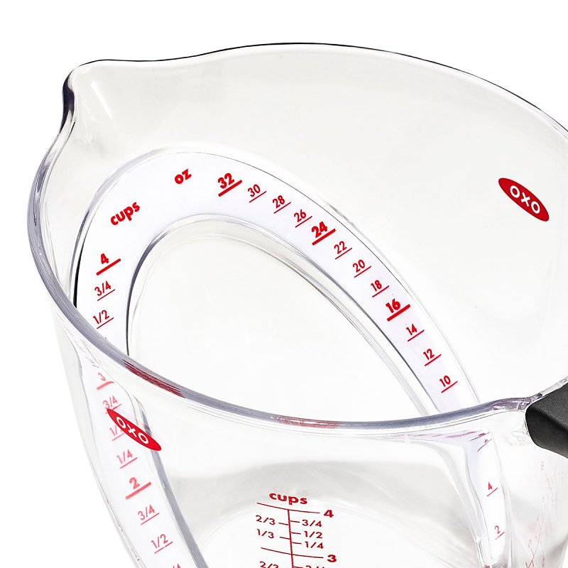 Good Grips 1050030 Measuring Cup, 4 Cup Capacity, Tritan, Clear