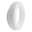 SharkBite U880W100 Coil Pipe, 1 in, 100 ft L, PEX-B, Polyethylene, White