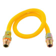 Eastman 30YE54V436B Gas Connector, 3/4 in, FIP x MIP, Stainless Steel, Epoxy-Coated, 36 in L, 5/8 in OD
