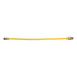 Eastman 10YE52V024B Gas Connector, 1/2 in, Flare x FIP, Brass, 24 in L, 1/2 in OD