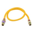 Eastman 10YE50V036B Gas Connector, 1/2 in, MIP, Stainless Steel, Epoxy-Coated, 36 in L, 3/8 in OD