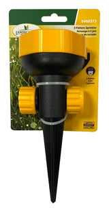 Landscapers Select 9403 Lawn Sprinkler w/Spike, High-Impact Plastic