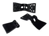 Coolaroo Black Plastic Butterfly Clip, Pack of 10