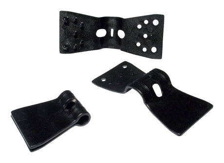 Coolaroo Black Plastic Butterfly Clip, Pack of 10