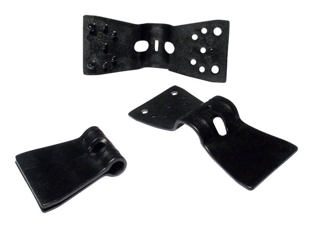 Coolaroo Black Plastic Butterfly Clip, Pack of 10