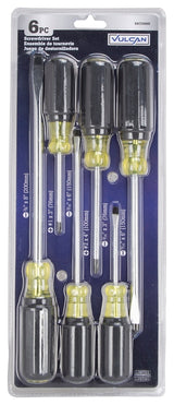 Vulcan SD-SET-PVC Screwdriver, 6-Piece, Yellow