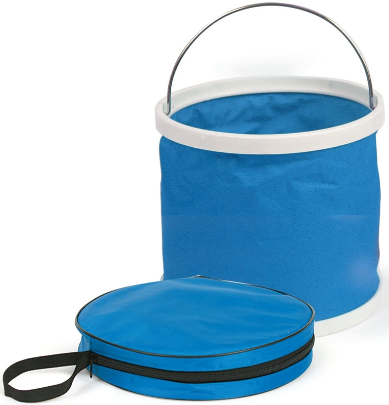 Camco USA 42993 Collapsible Bucket, Blue, 9-1/4 in H