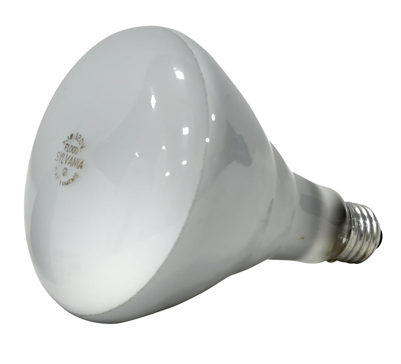 Sylvania 15391 Light Bulb, 65 W, BR40 Lamp, E26 Medium Lamp Base, 580 Lumens, 2850 K Color Temp, 2000 hr Average Life