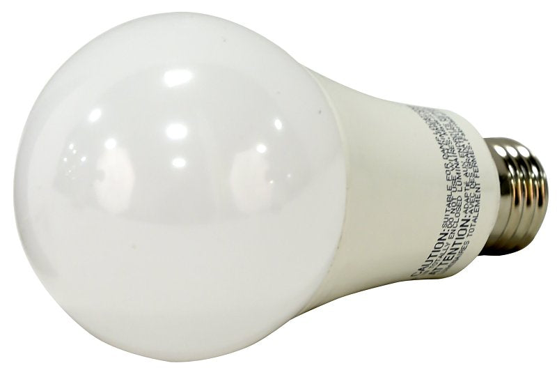 Sylvania 40023 LED Bulb, General-Purpose, A19 Lamp, E26 Lamp Base, Non-Dimmable, Frosted