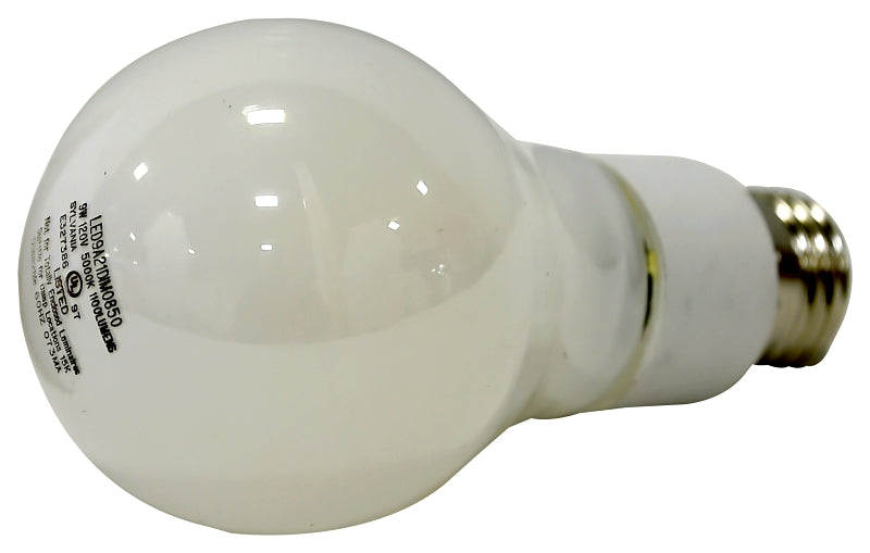 Sylvania 40663 LED Bulb, General-Purpose, Omni-Directional, A19 Lamp, 75 W Equivalent, E26 Medium Lamp Base, Dimmable