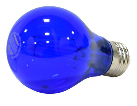 Sylvania 40304 LED Bulb, General-Purpose, A19 Lamp, 40 W Equivalent, E26 Lamp Base, Dimmable, Blue, Pack of 6