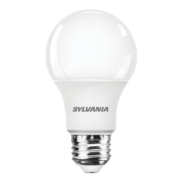Sylvania 42012 LED Bulb, A19 Lamp, E26 Medium Lamp Base, No, Warm White, Soft White, 2700 K Color Temp