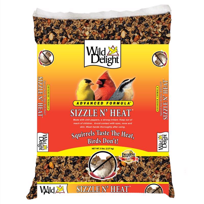 Wild Delight Sizzle N Heat Songbird Sunflower Kernels Wild Bird Food 5 lb, Pack of 6