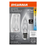 LED B10 5CCT SELECT WH FIL MED