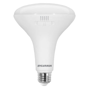 Sylvania TruWave 42108 LED Bulb, 5CCT Selectable, BR40 Lamp, 85 W Equivalent, E26 Medium Lamp Base, Dimmable, Frosted, Pack of 4