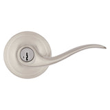 Kwikset Signature Series 740TNL 15 SMT 6AL RCS Entry Lever, Satin Nickel, Zinc, Residential, Reversible Hand, 2 Grade