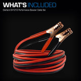 DieHard 12 ft. 10 Ga. Booster Cable Clamps