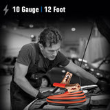 DieHard 12 ft. 10 Ga. Booster Cable Clamps