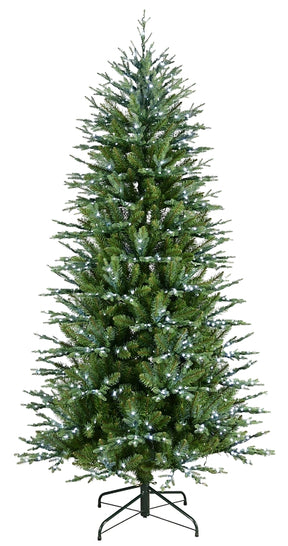 Santas Forest 29871 Tree Victorian, Pre-Lit, Micro Dot, 7 ft