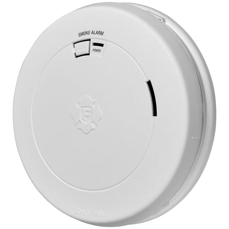 First Alert 1046727 Smoke Alarm, Photoelectric Sensor, 85 dBA, White