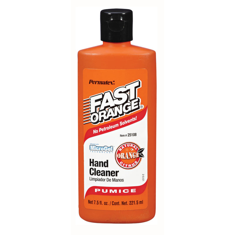 Fast Orange 25108 Hand Cleaner, Lotion, White, Citrus, 7.5 oz, Bottle, Pack of 12