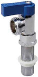 B & K 102-210 Replacement Washing Machine Valve, Brass, Blue, Chrome-Plated, For: Washing Machine Outlet Boxes