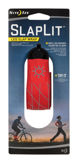 Nite Ize SlapLit Nylon LED Slap Wrap Red