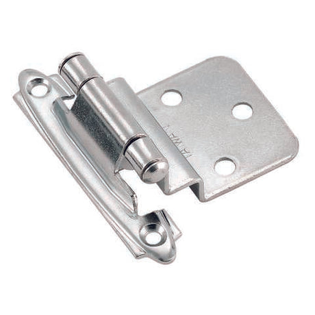 Amerock 2.75 in. L Polished Chrome Cabinet Hinge 2 pk