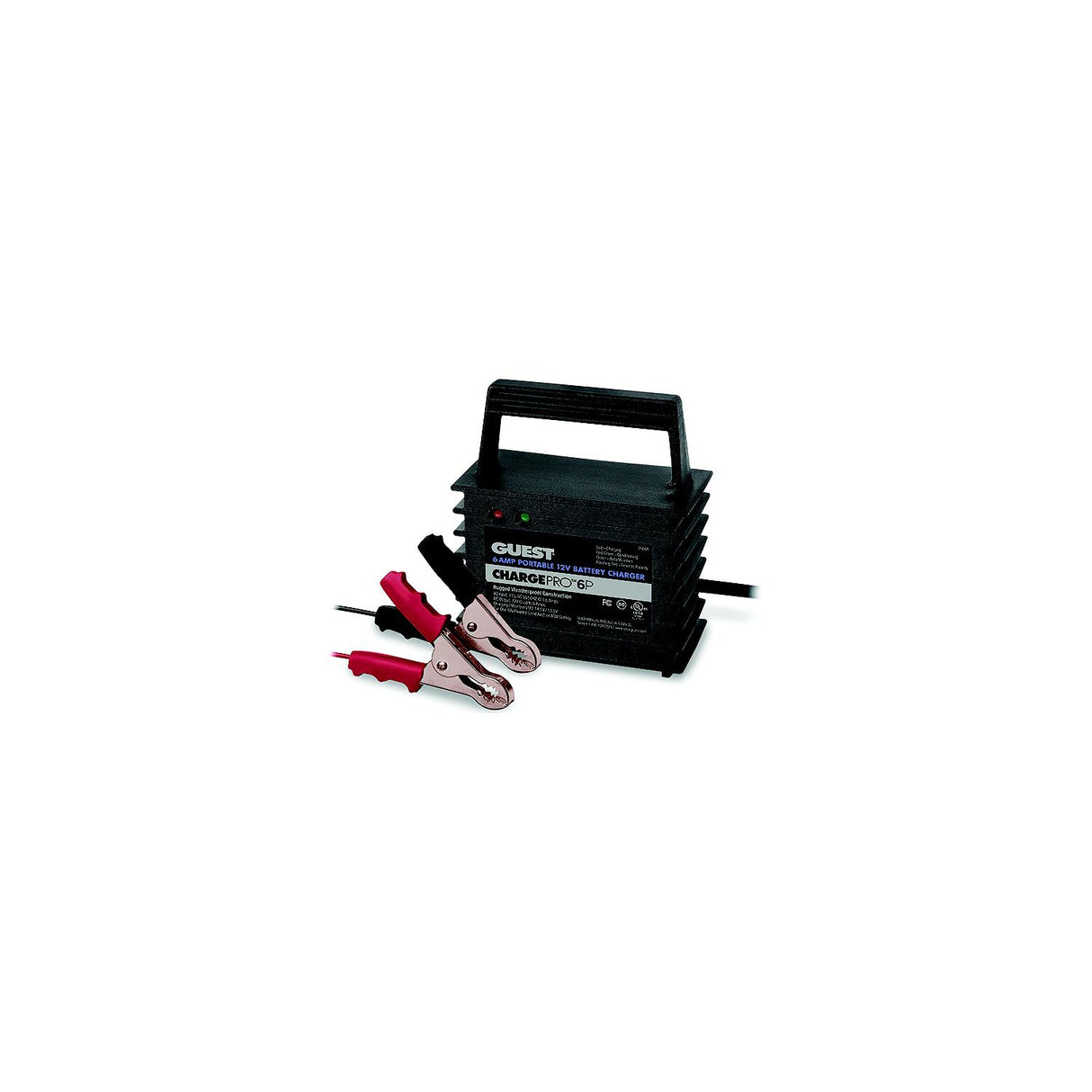 Guest 2606AB Portable Battery Charger, 6 Amps