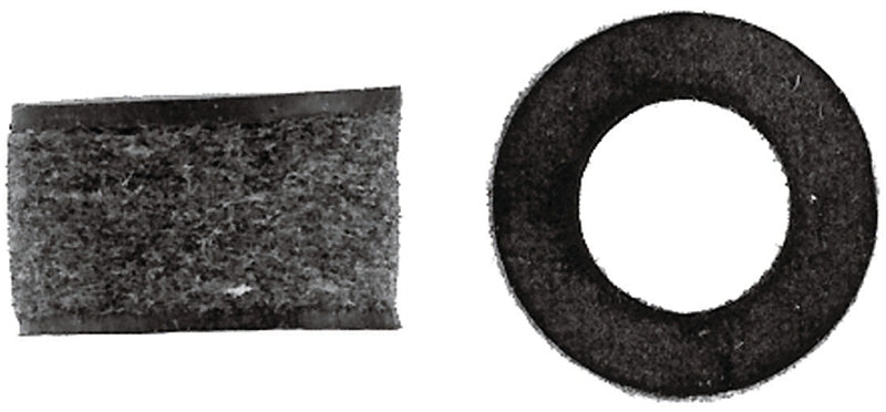 Danco 35233C Bonnet Packing, #97, 3/8 in ID x 5/8 in OD Dia, 5/16 in Thick, Felt, For: Crane Dial-Ese Faucets, Pack of 6