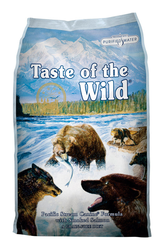 Taste of the Wild Pacific Stream Adult Salmon Dry Dog Food Grain Free 5 lb