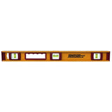 Johnson 1233-2400 I-Beam Level, 24 in L, 3-Vial, Non-Magnetic, Aluminum