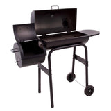 American Gourmet Charcoal Offset Smoker Black