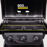 American Gourmet 3 Burner Liquid Propane Grill Black