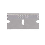 AccuTec PRO APBL-7020-CJAR Razor Blade, Two Facet, Single Edge Blade, 1 in W Blade, Aluminum/High Carbon Steel Blade, Pack of 100