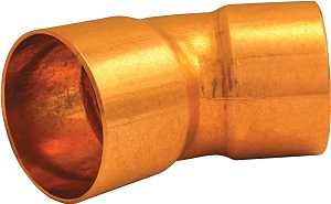 Nibco 606 Series W01330D Pipe Elbow, 3/8 in, Sweat, 45 deg Angle, Copper, 779 psi Pressure