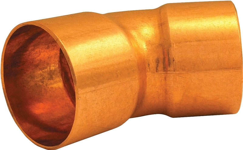Nibco 606 Series W01330D Pipe Elbow, 3/8 in, Sweat, 45 deg Angle, Copper, 779 psi Pressure