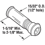 Defender Security U 9895 Door Viewer, 160 deg Viewing, 1-5/16 to 2-1/8 in Thick Door, Brass, Brass