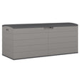 Suncast BMDB1120 Extra Large Deck Box, 59-1/4 in W, 24-1/4 in D, 25-1/4 in H, Plastic, Dove Gray