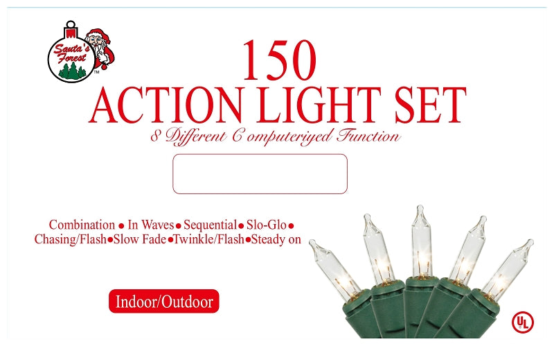 Hometown Holidays 01036 Chaser Light Set, 150-Lamp