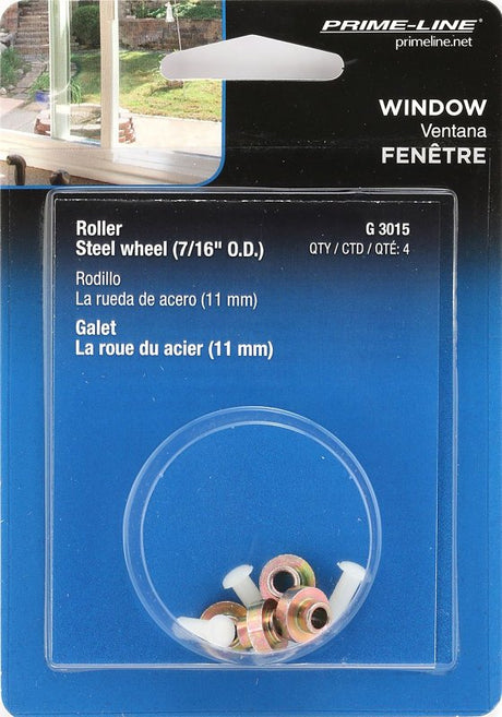 Prime-Line G 3015 Roller, Steel
