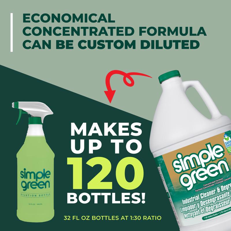 Simple Green Sassafras Scent Cleaner and Degreaser 1 gal Liquid, Pack of 4