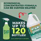 Simple Green Sassafras Scent Cleaner and Degreaser 1 gal Liquid, Pack of 4
