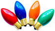 Hometown Holidays 16450 Light Bulb, 7 W, Intermediate Lamp Base, Incandescent Lamp, Ceramic Multi-Color Light, Pack of 25