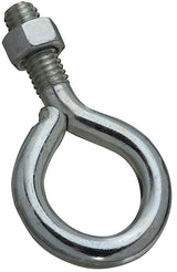 National Hardware N221-259 Eye Bolt, 3/8-16 Thread, Coarse Thread, 1 in L Thread, 1 in ID Dia Eye, 1.35 in L Shank, Zinc, Pack of 10