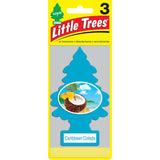 Little Trees Caribbean Colada Scent Car Air Freshener Solid, Pack of 8
