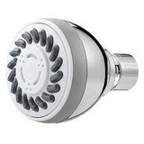 Boston Harbor SD3068CP Fixmount Shower Head, 1.75 (6.6) 80 gpm (L/MIN) psi, 1/2-14 NPT Connection, Threaded, ABS