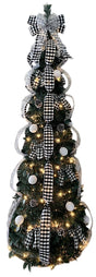 Santas Forest 27861 Popup Tree, Plaid Buffalo, PLT, 6 ft