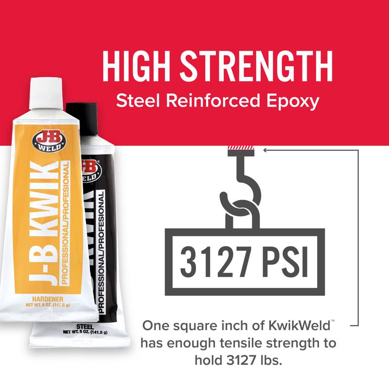 J-B Weld KwikWeld High Strength Automotive Adhesive Paste 10 oz
